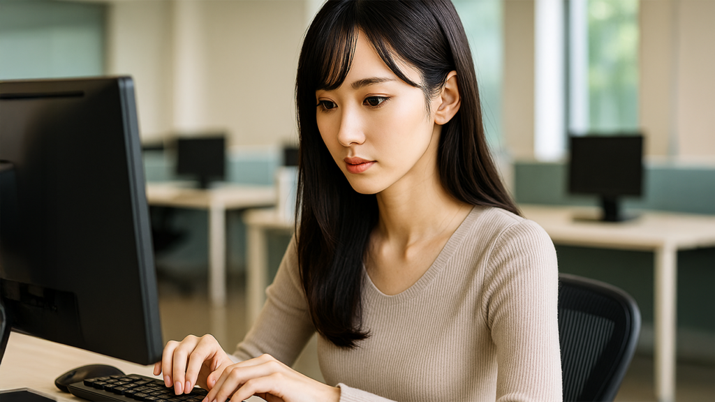 WEBデザイナーの女性