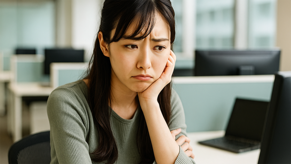 クライアントの理不尽な要求に辟易しているWEBデザイナー