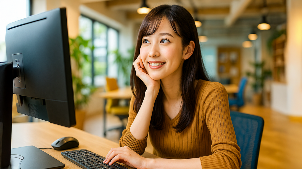 WEBデザイナーの女性