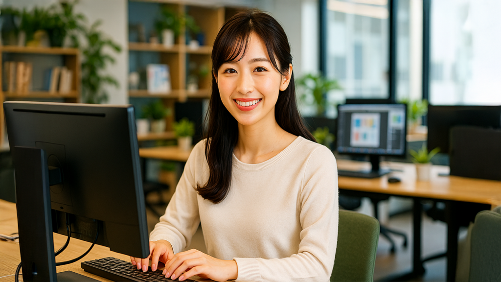 WEBデザイナーの女性