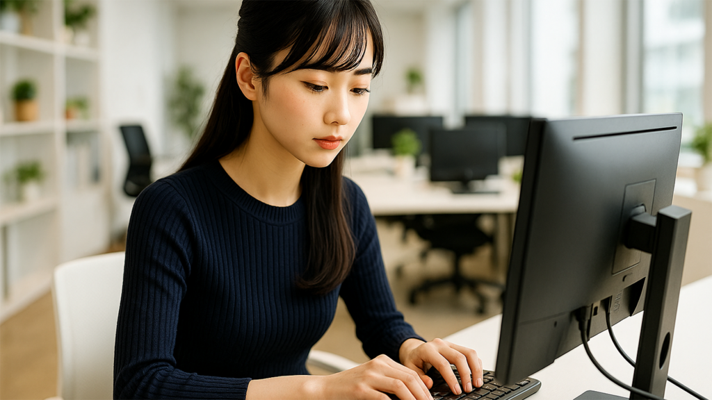 WEBデザイナーの女性