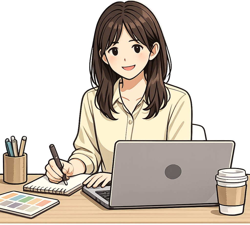 Webデザイナーの女性