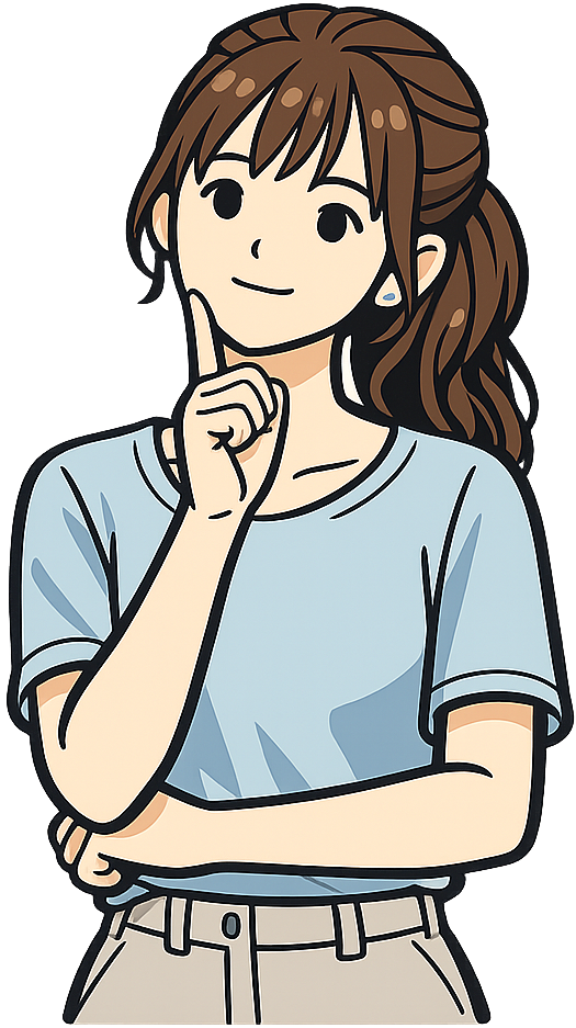 考えごとをしているWebデザイナーの女性