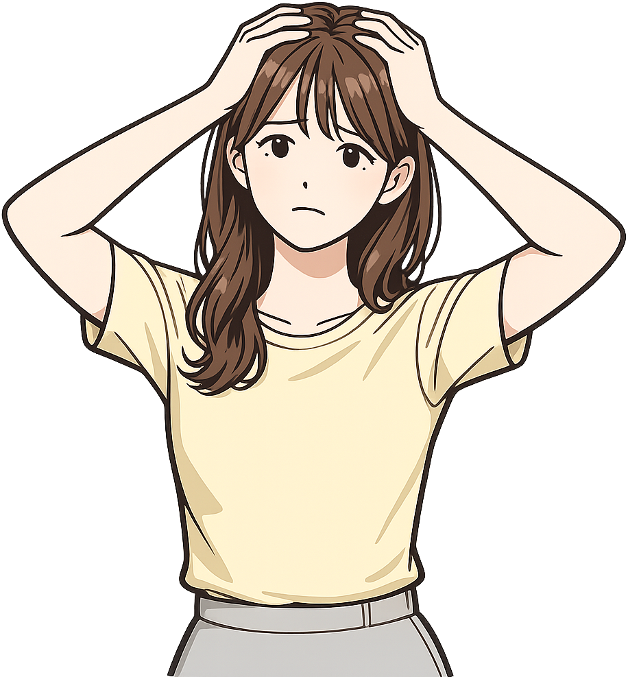 悩んでいる女性