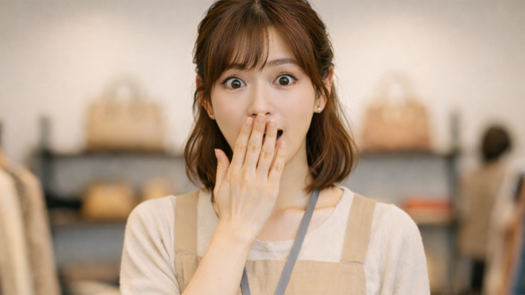 アパレル店員の女性