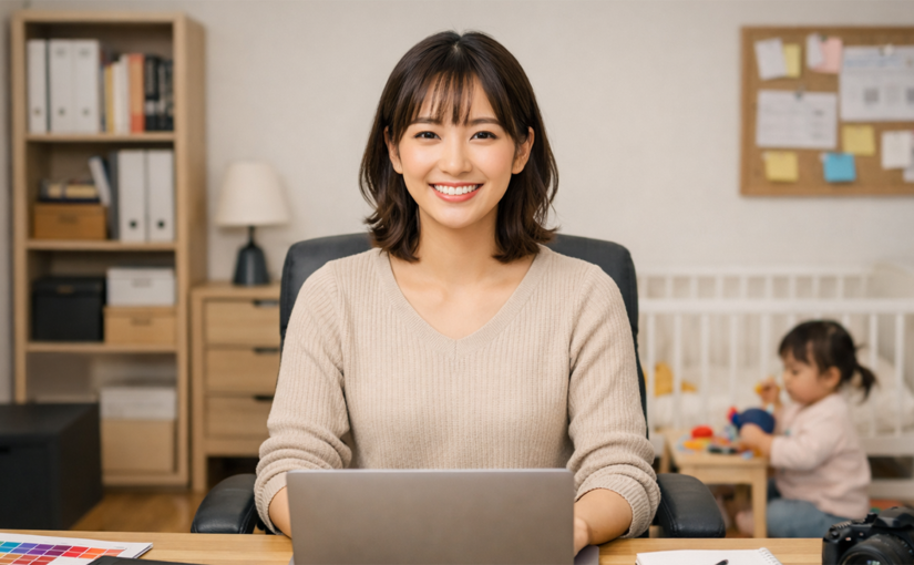 在宅ワークで子供を見ながら続けるWebデザインの手順