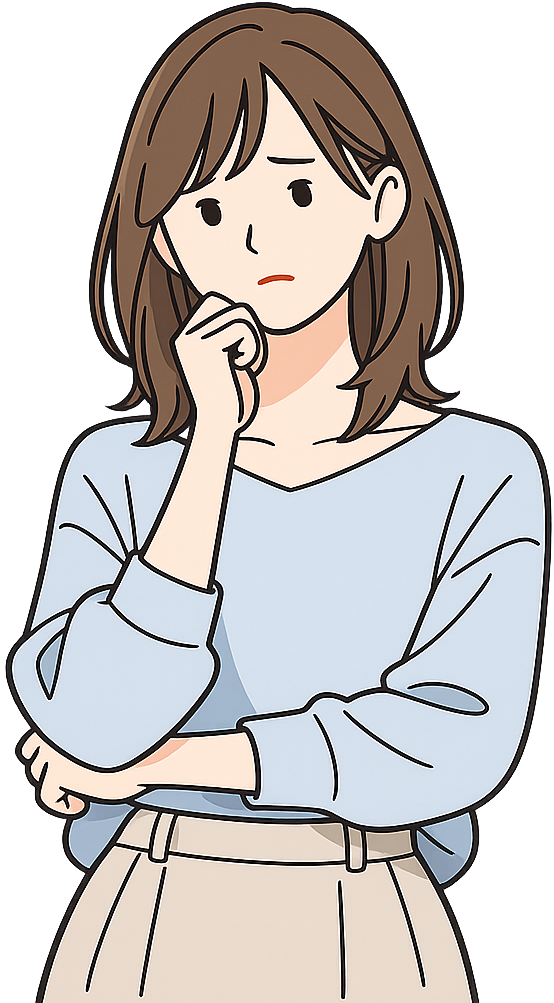 悩んでいる女性