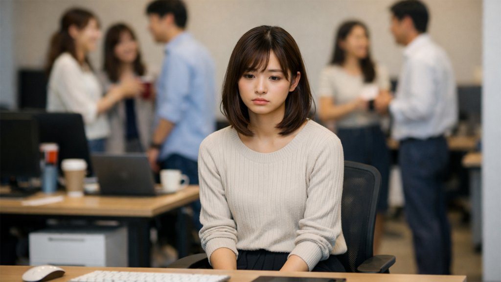 育休明けで孤立している女性