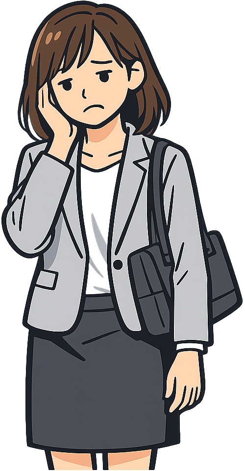 通勤が困難な女性