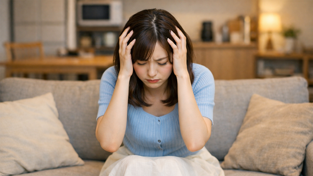 仕事と子育ての両立に悩んでいる女性