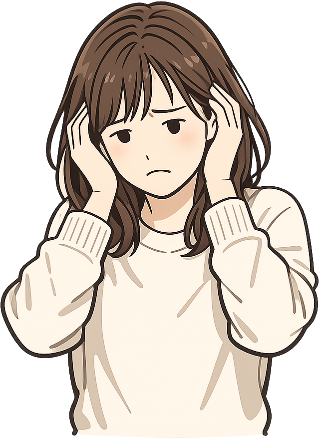 困っている女性