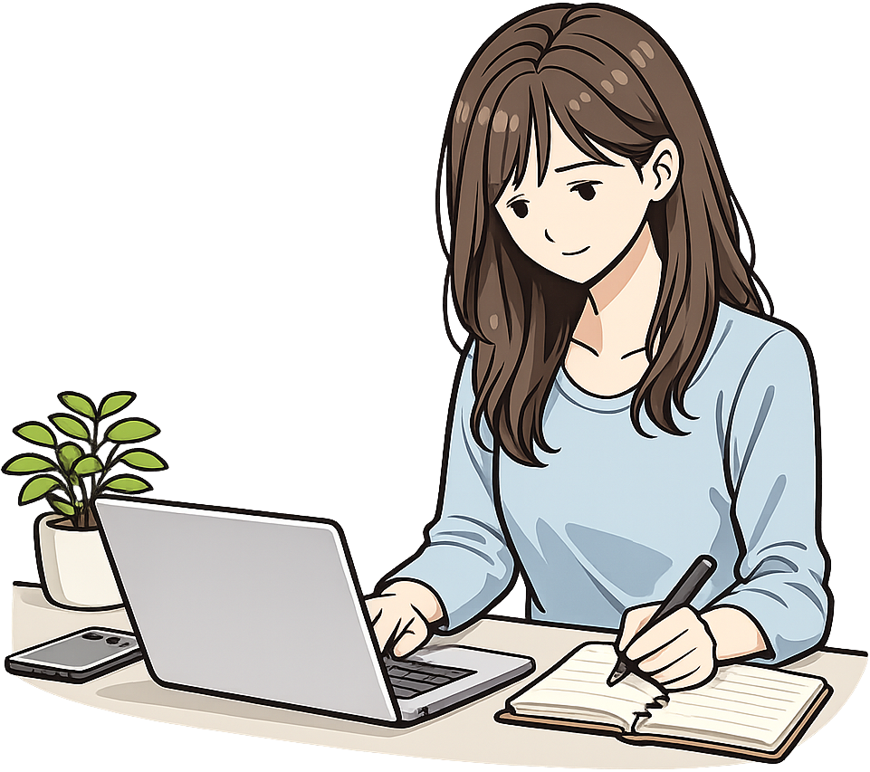 在宅仕事のイメージ