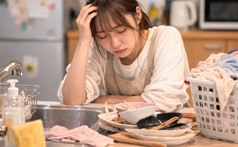 仕事の後の家事がしんどい毎日を在宅ワークで整える方法