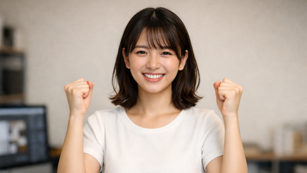 在宅でWebデザインの仕事を始めた女性