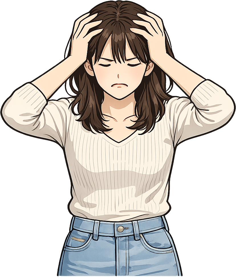 悩んでいる女性