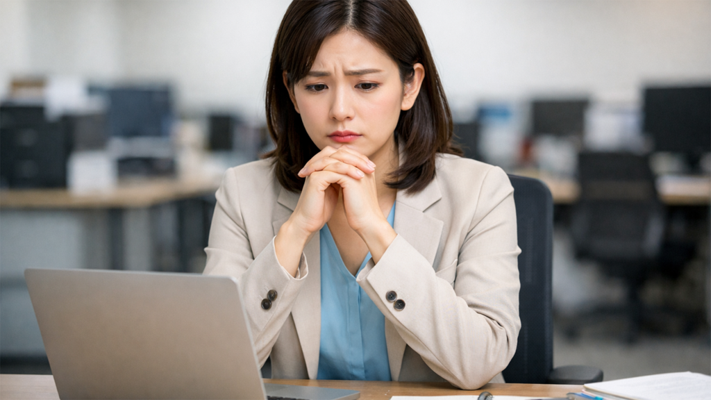 残業できない女性